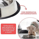 Comedouro e Bebedouro Inox